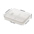 thumbnail image 2 of YIMWNYI Food Storage Container with Breathable Plug, Household Compartment Preservation Box for Fruits, Vegetables, Meat, Garlic, Microwave and Refrigerator Safe, Clear Plastic Organizer, 2 of 6