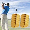 thumbnail image 4 of fastboy Golf Head Covers PU Portable Protector for Athlete Travel Golf Training Yellow Small, 4 of 5