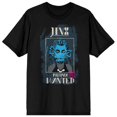 thumbnail image 1 of T-Shirt Noir Arcane Jinx Piltoner Recherché, 1 of 2