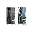 thumbnail image 4 of SR Performance Underdrive Pulleys Kit in Polished Durable Aluminum Fits Mustang GT 1996-2001 Through Mid-2001, 4 of 4