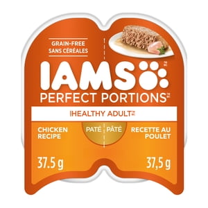 Iams Perfect Portions Poulet sans grains Paté Aliments pour chats humides pour adultes sains