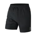 thumbnail image 2 of EOYWHK Compression Shorts Men Elastic Waist Breathable Gym Running Hiking Athletic Shorts with Multi-Pockets, 2 of 9