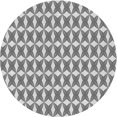 thumbnail image 1 of Ahgly Company Tapis Rond Lavable en Machine Intérieur Transitionnel Gris Fumé, 7 Pieds Rond, 1 of 7