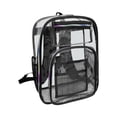 thumbnail image 1 of EGNMCR Transparent Backpack, Transparent Mini Backpack Beach Bag Backpack Transparent Jelly Bag Travel items, 1 of 2