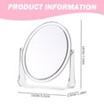 thumbnail image 3 of TIELUTT Vanity Mi Rror Round Double Makeup Mi Rror Clear 7X Magnifying Mi Rror with Stand 360° Swivel Christmas Decorations Bundle Mailbox Ornament Christmas Decorations and Daughter Ornament Chicken, 3 of 7