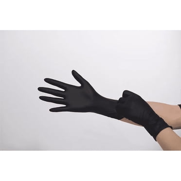 MJI 5mil Nitrile Disposable Gloves  Latex Free, Powder Free, Non Sterile Small
