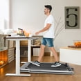 thumbnail image 2 of Costway 2-in-1 Folding Treadmill 2.25HP Jogging Machine w/ Dual LED Display Silver, 2 of 9