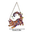 thumbnail image 2 of Adorable Cat Acrylic Window Hanging Ornament for Home and Garden Decorative Style, 2 of 3