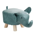 thumbnail image 3 of Ottoman Stool Shoes Changing Cute Animal Footstool for Entryway Indoor Decor blue, 3 of 8