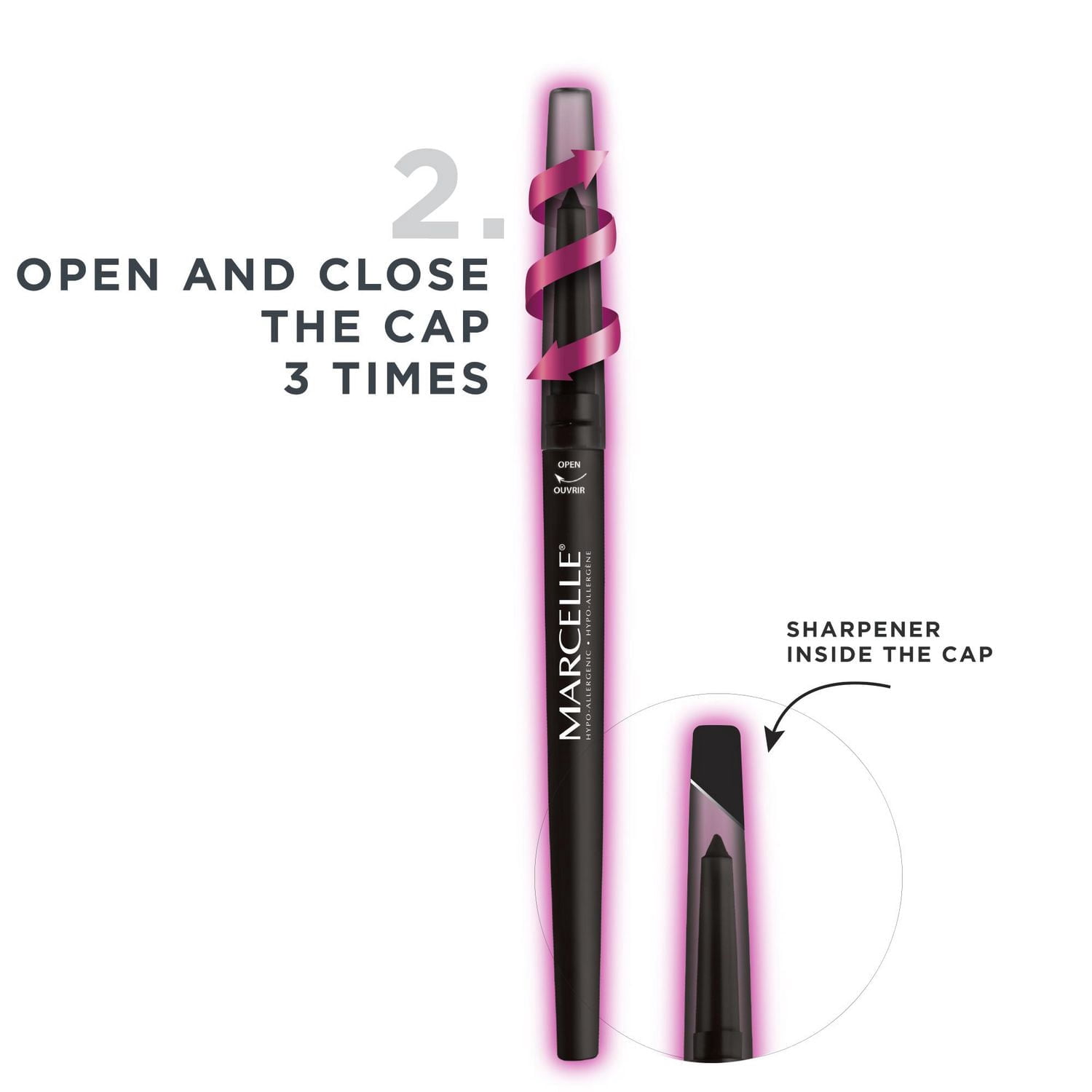 Marcelle Crayon kohl yeux hydrofuge Forever Sharp