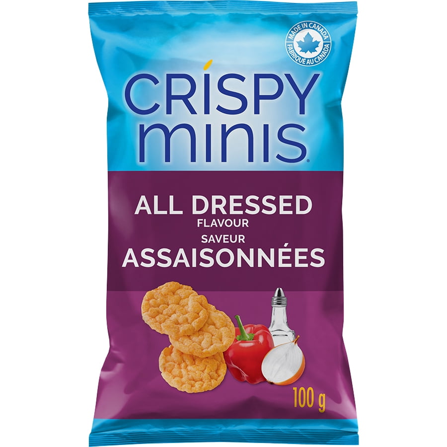 Quaker Crispy Minis Brown Rice Chips All Dressed