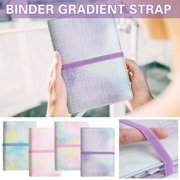 Vaidha A6 Gradient Binding Macaron Binder Ledger Notebook Leather Binder Cash Budget Book