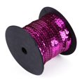 thumbnail image 1 of XYCCA DIY 100 Yards 6mm Shiny Trim Sewing Strings Flat Round Sequins Line Accessory (Red Pink)-081601, 1 of 5