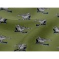 thumbnail image 4 of oneOone Viscose Jersey Fabric Branch & Bird Block Print Fabric BTY 60 Inch Wide, 4 of 4