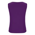 thumbnail image 4 of Timegard Camisoles pour Femmes Col en V Froncé devant Croisé Confortable Chic Décontracté Sans Manches Chemises Haut Blouse, 4 of 5