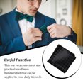 thumbnail image 2 of Male Handkerchief Supple Hand-made Hand Towel Business Wedding Hand-made Polyester Silk Men Party Suit Embroidery Pattern Pocket Square for Shopping Style 21, 2 of 7