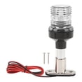 thumbnail image 2 of Stern Light, 6 Inch 2 NM LED Boat Anchor Light, Aluminum Pole & Removable Stainless Steel Base Navigation Lights, IP66 Waterproof 360 All Round Light for Pontoon and Fishing Boat, 2 of 8