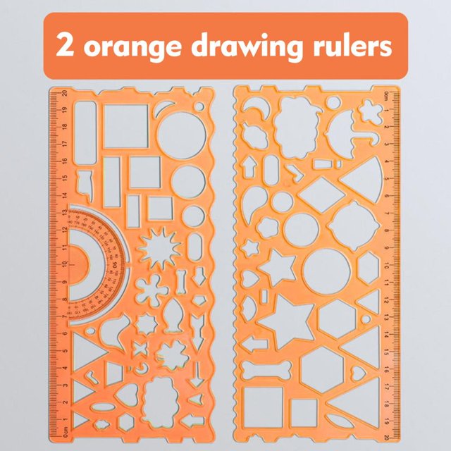 Feltree 1. Règle Géométrique. Dessin Polyvalent 3. Ensemble de Rapporteur Multifonction 4. Trousse de Mesure pour Élève du Primaire 5. Outil de Règle Transformable