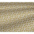thumbnail image 4 of Tissu de Coton Jersey Pomme Moutarde Foncée Florals Robe Tissu Tissu Imprimé par la Cour 58 Pouces de Large, 4 of 4