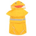 thumbnail image 2 of Dog Raincoat, Polyester Transparent PVC Hood Adjustable Straps Dog Rain Jacket Foldable Portable Cute Stylish Waterproof Dog Poncho for Pet Outdoor Activities, 2 of 8