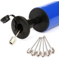 thumbnail image 4 of Portable Air Pump, Ball Pump Inflator Kit with Needle,Plastic Manual Air Pump for Basketball Football Volleyball Rugby Balloon Swim Inflatables（with 7 Needles, 1 Nozzles and 1Valve Adapter）, 4 of 5