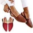 thumbnail image 4 of Mules Sandales pour Femmes à Enfiler à Talon Bas, Bout Pointu Fermé, Sans Arrière, avec Bride à Boucle, 4 of 7