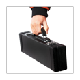 thumbnail image 2 of 16 Holes Flute Case Portable Durable Flute Storage Box Leather Handbag Tube Musical Instrument Case, 2 of 5