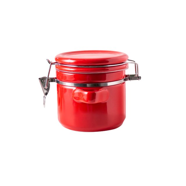 CUITING Coffee Canisters With Airtight Lids Ceramic Containers With Lids Cookie Jars With Lids Airtight Decorative-blue-650ml/23oz