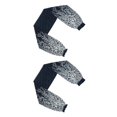 thumbnail image 4 of kurtrusly Boléro en Chiffon à Manches Longues pour Femmes Tendance Bleu Foncé Fleur 2ensemble, 4 of 6