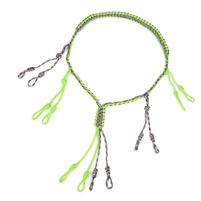 Spptty Outdoor Hunting Accessory Duck Call Lanyard Paracord Knitting Necklace Wildfowl Whistle Sling