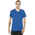 thumbnail image 4 of Bella Canvas Mens Jersey V-Neck Tee, M, Maroon, 4 of 7
