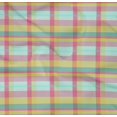 thumbnail image 3 of oneOone Organic Cotton Poplin Twill Fabric Madras Check Printed Craft Fabric BTY 42 Inch Wide, 3 of 3