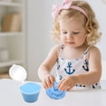 thumbnail image 4 of Blue Solid Color Butter Slime Clay Toy Non Settling Stretchy Diy Craft Blue Color With Accessories For Creative Play, 4 of 7