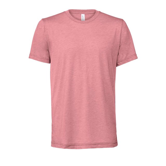 BELLA+CANVAS T-Shirt Unisexe Col Rond Triblend Manches Courtes, G, Triblend Orchidée
