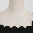 thumbnail image 4 of Pompotops Robe Taille Haute à Manches Longues pour Femmes à Encolure Carrée avec Imprimé de Noël en Solde, 4 of 7