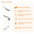 thumbnail image 3 of Unique Bargains Long Handle Spoon, 3Pcs 10.24-Inch Stainless Steel Cocktail Stirring Spoons for Mixing, Drink (Silver), 3 of 7