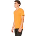 thumbnail image 3 of BELLA+CANVAS T-Shirt Jersey à Col en V pour Homme, m, Orange, 3 of 5