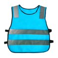 thumbnail image 2 of Gilet de Sécurité Réfléchissant pour Enfants, Vêtements de Cyclisme, Bleu, 2 of 8