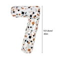 thumbnail image 4 of YAOMOBB Aluminum Film Balloon Eye catching Number Balloon Inflatable Decorative Fragment Printing for Parties, 4 of 7