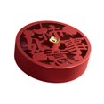 thumbnail image 4 of simhoa Divided Serving Tray with Lid Serving Bowl for Kitchen Chinese New Year Nuts Red, 4 of 8