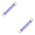 thumbnail image 3 of Decodeary 30-150lbs Chest Expander Rally Strap Elastic Band Rope Resistance Leg Foot Deep Blue 67 x 11cm 2Set, 3 of 6