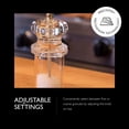 thumbnail image 3 of Cole & Mason 505 Refillable Spice Mill - Kitchen & Home Accessory - Salt Pepper Grinder - Salt Included - Acrylic - Salt Mill 5.5", 3 of 7
