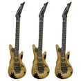 thumbnail image 1 of Gold Large Inflatable Blow Up Guitar Kids Toy Fancy Dress Party Stage Props Children'S Simulation Inflatable Musical Instrument 3Pcs, 1 of 1