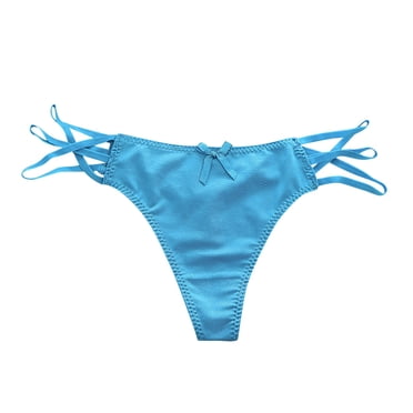Ketyyh-chn99 sous-Vêtements pour Femmes en Coton 2024 Culottes pour Dames Culottes Strings Culottes Taille Basse pour Dames String Mode String à Bretelles Femmes T Pants Vert, Taille Unique