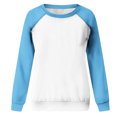 thumbnail image 4 of AherBiu Chandails à Col Rond pour Femmes, Hauts à Manches Longues, Hauts à Blocs de Couleur pour Sorties, T-Shirts d'Entraînement, 4 of 7