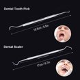 thumbnail image 4 of Amdohai 4pcs Stainless Steel Tools Kit Dentists Pick Tool Scraper Set for & Professional Use, 4 of 7