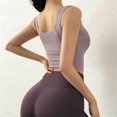 thumbnail image 3 of Brassière de Sport à Fermeture Éclair devant pour Femmes, yoga, Course, Exercice, Confortable, Rembourrée, Gainante, Extensible, Haut Court, Camisole, 3 of 8