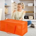thumbnail image 4 of Thick And 23 US Gal Large Capacity Reinforced Handheld Moving Luggage Bag - Plastic Water Repellent Storage Bag - Christmas Tree Storage Bag, 4 of 6