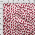 thumbnail image 3 of oneOone Cotton Poplin Red Fabric Valentine Heart Craft Projects Decor Fabric Printed By The Yard 42 Inch Wide, 3 of 5