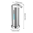 thumbnail image 2 of EGNMCR Automatic Soap Dispenser Touchless Soap Dispenser Hand Soap Dispenser Battery Operated Touchless Hand Dispenser Stainless Steel Dish Soap Dispenser For Kitchen Automatic Soap Dispenser, 2 of 7